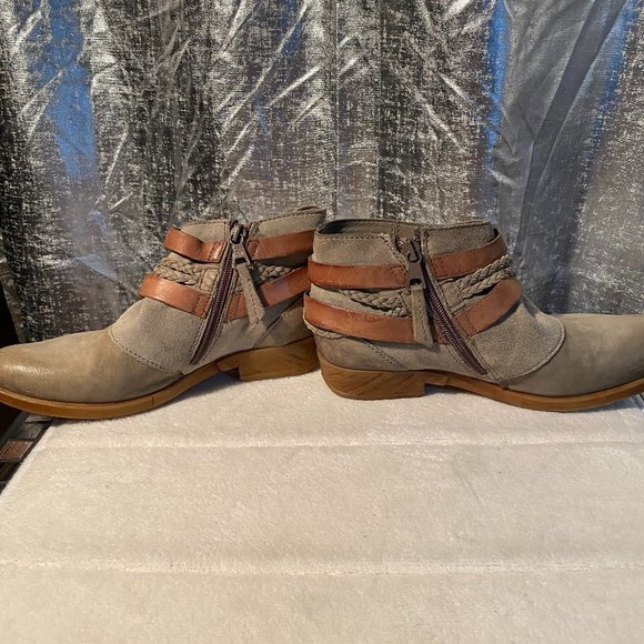 MIZ MOOZ "DANITA" LEATHER & SUEDE BOOTIES (SZ 36) - Picture 7 of 11